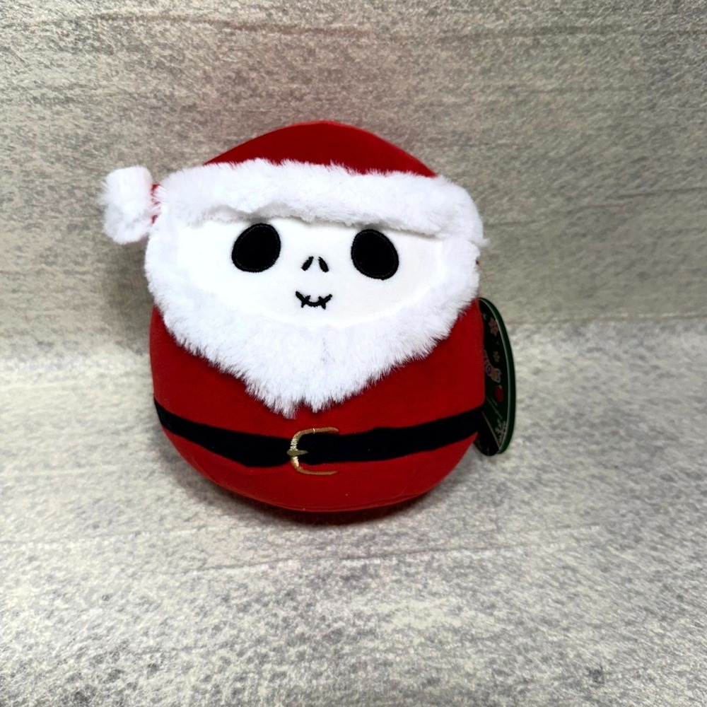 Jack Skellington The Nightmare Before Christmas Santa Squishmallows 7 Inches NEW